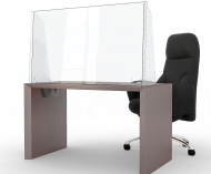 Защитный экран на стол Разборный 1000x900x450 ПЭТ 3 мм