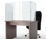 Защитный экран на стол Джокер-V поликарбонат 3 мм