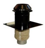 Крышный зонт Systemair THS 200 Hood with cover plate Black