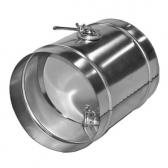 Воздушный клапан для круглых воздуховодов с ручной регулировкой Аэроблок DCr 400