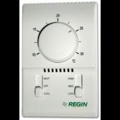 Комнатный термостат со встроенным трехступенчатым переключателем скорости Flowair для завес ELiS T