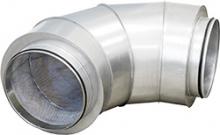 Угловой шумоглушитель для круглых воздуховодов Арктос CSU 125