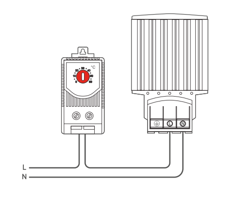 Контроль температуры полупроводникового нагревателя PTC-75